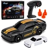 Lean Toys Nuotoliniu būdu valdomas automobilis 4WD, 1:43, juodas, 12 × 5 × 3,5 cm