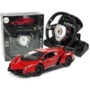 Lean Toys Nuotoliniu būdu valdomas automobilis Lamborghini Veneno raudonas 1:24