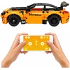 Lean Toys Nuotoliniu būdu valdomas konstruktorius oranžinis 545 vnt.