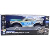 Lean Toys Nuotoliniu būdu valdomas policijos automobilis 1:8 su 2.4G pultu
