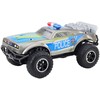 Lean Toys Nuotoliniu būdu valdomas policijos automobilis 1:8 su 2.4G pultu