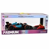 Lean Toys Nuotoliniu būdu valdomas sportinis automobilis su šviesos efektais, juodas su mėlynais ir oranžiniais elementais, 31 x 13,5 x 7,5 cm