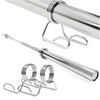 Springos Olimpinis strypas 220 cm sidabrinis