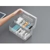 Organizatorius su skyreliais 24x13x10 cm plastikinis