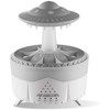 Oro drėkintuvas su aromaterapija ir LED apšvietimu, 350 ml, baltas