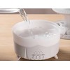 Oro drėkintuvas su aromaterapija ir LED apšvietimu, 350 ml, baltas