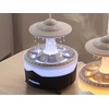 Oro drėkintuvas su LED apšvietimu, 350 ml, juodas