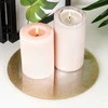 Home Styling Collection Dekoteller Stiklinė Dekoratyvinė Plokštė su Blizgučiais 20 cm