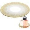 Home Styling Collection Dekoteller Stiklinė Dekoratyvinė Plokštė su Blizgučiais 20 cm