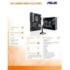 ASUS TUF GAMING B860-PLUS WIFI Intel B860 LGA 1851 (Socket V1) ATX pagrindinė plokštė