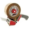 Tape dispenser tape sealer handle