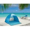 Beach tent self folding uv screen large