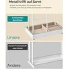 Songmics Juvelyrinių dirbinių stovas metalinis rėmelis dovanų idėja balta