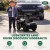 Paspiriama mašinėlė „Land Rover Discovery“ su garsais, juoda, 65,5 × 28 × 42 cm