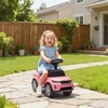 Paspiriama mašinėlė Land Rover Discovery su garsiniais efektais, rožinė, 65,5 × 28 × 42 cm