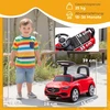 Paspiriama mašinėlė Mercedes-Benz C-Class su garsais, raudona, 65 × 28 × 39 cm