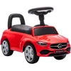 Paspiriama mašinėlė Mercedes-Benz C-Class su garsais, raudona, 65 × 28 × 39 cm