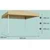 Paviljonas 3 x 3 m