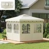 Paviljono šoninės sienelės 3 × 3 m