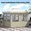 Paviljono šoninės sienelės 3 × 3 m