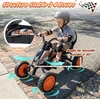 Pedalinis kartingas juodas