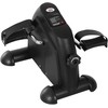 "HOMCOM Mini Bike Pedal Trainer Training Bike" treniruoklis su LCD ekranu, juodos spalvos, iš ketaus, 35x40x31cm