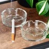 Vilde Stikliniai Ashtreiai 8 cm 2 vnt - Vidaus ir Lauko Naudojimui
