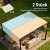 Pergolos stogo danga 3 × 3 m