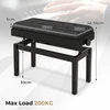 Pianino suoliukas 76 x 36 x 48–58 cm