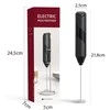 Bikuva.lt Milk frother coffee beater mini stand mixer