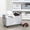 Pilkas žaislų dėžė su ratukais - Pilkas - Atmosphera interjero kūrėjas