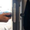 Durų spynos pirštų atspaudų cilindras juodas