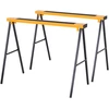 Pjovimo ožių rinkinys, sulankstomas, iki 125 kg, juodas ir geltonas, 99,5 × 50 × 76 cm, 2 vnt.