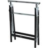DURHAND pjūklo arklys reguliuojamo aukščio, sulankstomas, metalinis, juodas, 68x56x80-130 cm, iki 200 kg keliamoji galia