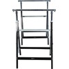 DURHAND pjūklo arklys reguliuojamo aukščio, sulankstomas, metalinis, juodas, 68x56x80-130 cm, iki 200 kg keliamoji galia