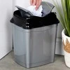 Kokybiškas plastikinis šiukšlių kambarys 9 l pilkas