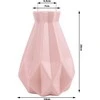 Plastikinė vaza gėlėms, 20 cm