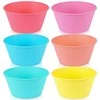 Plastikiniai dubenėlių rinkinys 6 vnt. 12,5 cm, 400 ml