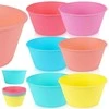 Excellent Houseware Plastikiniai dubenėlių rinkinys 6 vnt. 12,5 cm, 400 ml
