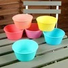 Plastikiniai dubenėlių rinkinys 6 vnt. 12,5 cm, 400 ml
