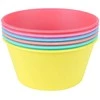 Plastikiniai dubenėlių rinkinys 6 vnt. 12,5 cm, 400 ml
