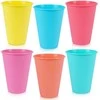 Excellent Houseware Plastikiniai puodeliai 400 ml 6 vnt. įvairių spalvų