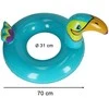 Ikonka Pripučiamas vaikiškas plaukimo žiedas Toucan 70cm