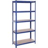 Songmics Didelio atsparumo lentynos 650 kg mėlynos spalvos