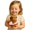 Lean Toys Pliušinis kapibara su vienaragio plaukimo ratu 20 cm