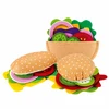 Lean Toys Pliušinis mėsainių ir sumuštinių gaminimo rinkinys, daugiaspalvis, 28 vnt.