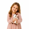 Lean Toys Baltas pliušinis ožys vaikams, 16 cm