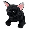Lean Toys Pliušinis prancūzų buldogas Juodas 22 cm