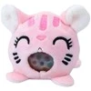 Lean Toys Pliušinis spaudžiamas žaislas su vandens rutuliais, 6 cm