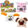 Lean Toys Pliušinis spaudžiamas žaislas su vandens rutuliais, 6 cm